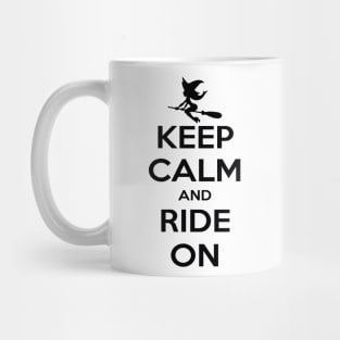 Keep calm and ride on Mug